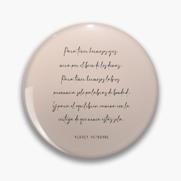 Item preview, Para tener hermosos ojos mira por el bien de los demás. Audrey Hepburng   designed and sold by Aryam Quotes.