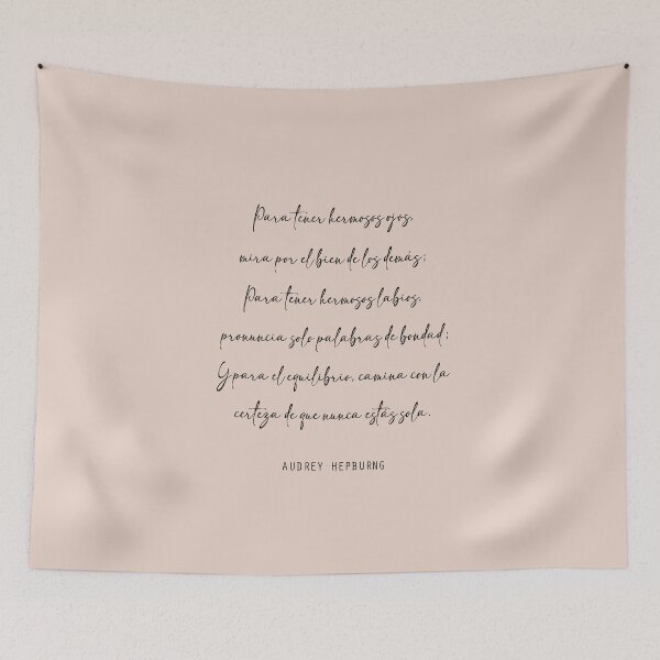 Item preview, Para tener hermosos ojos mira por el bien de los demás. Audrey Hepburng   designed and sold by Aryam Quotes.