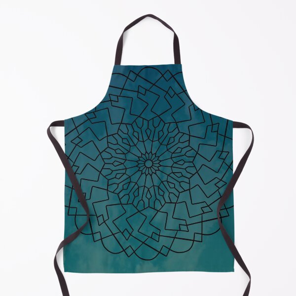 Artikelvorschau, Blaues geometrisches radiales Design \ Ornamented entworfen und verkauft von Anma-H.
