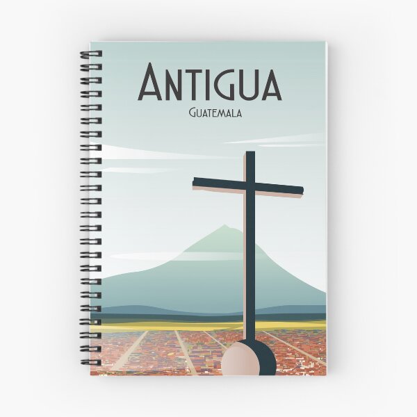 Item preview, Antigua Guatemala city travel poster designed and sold by Arctic frame studio.