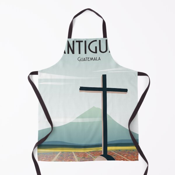 Item preview, Antigua Guatemala city travel poster designed and sold by Arctic frame studio.