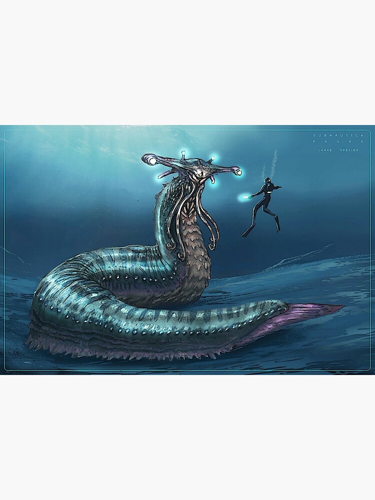 "Subnautica Leviathan " Poster For Sale By Vintage-Travler | Redbubble