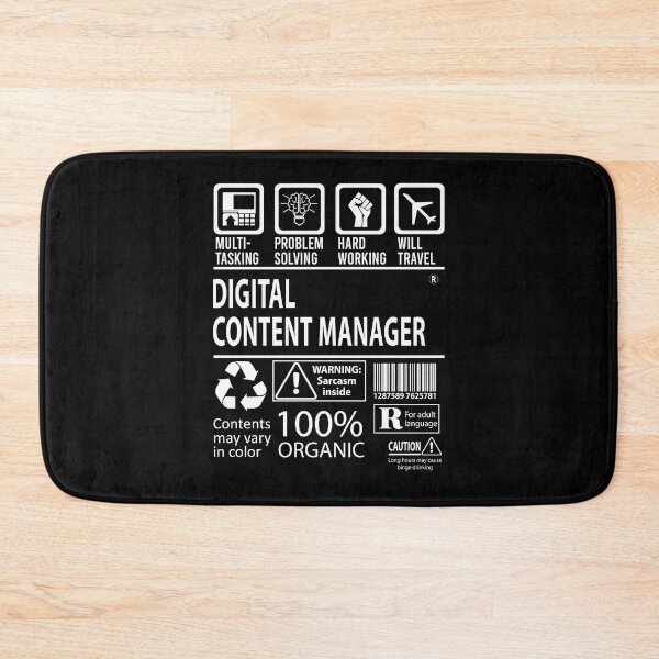 Item preview, Digital Content Manager T Shirt - MultiTasking Certified Job Gift Item Tee designed and sold by killingworthhi.