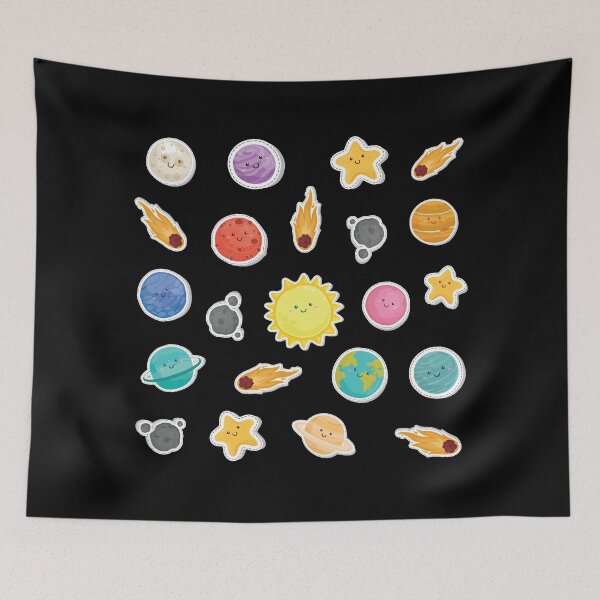 Item preview, Space Celestial Objects Stickers designed and sold by Printedarts.