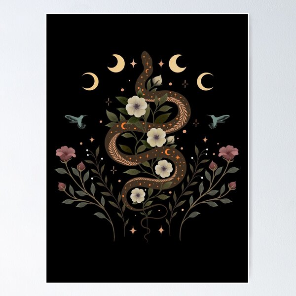 Item preview, Serpent Spell-Colour  designed and sold by episodicDrawing.
