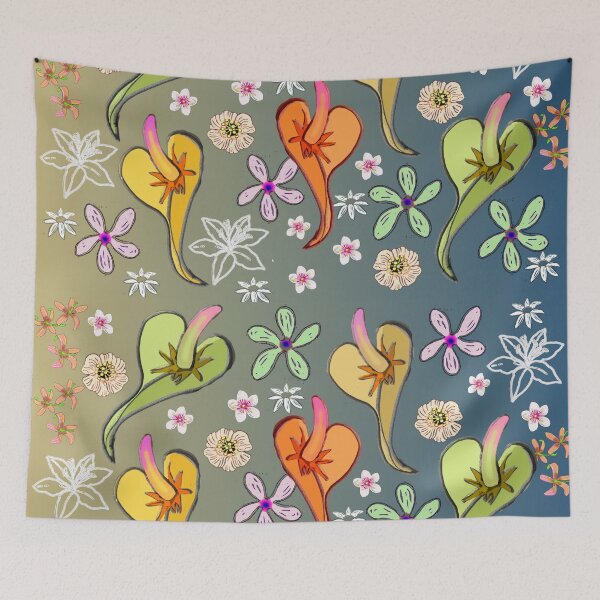 Item preview, FLOWER RAIN designed and sold by KINGTOUCAN.