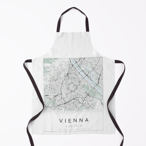 Item preview, Vienna map Scandinavian style designed and sold by DesireeVDA.