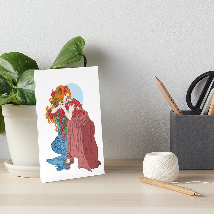 Item preview, Art Board Print designed and sold by redqueenself.