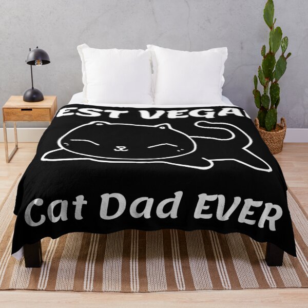 Item preview, Best Vegan Cat Dad Ever- Funny, Unique, Cat Lover, Minimalistic, Cute designed and sold by MAEffects.