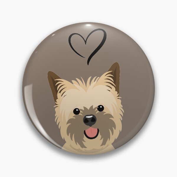 Item preview, LOVE wheaten Cairn Terrier Dog designed and sold by Lulupainting.