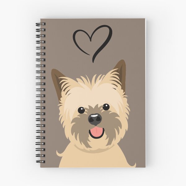 Item preview, LOVE wheaten Cairn Terrier Dog designed and sold by Lulupainting.