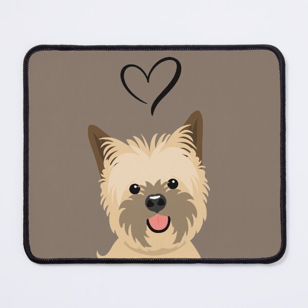 Item preview, LOVE wheaten Cairn Terrier Dog designed and sold by Lulupainting.