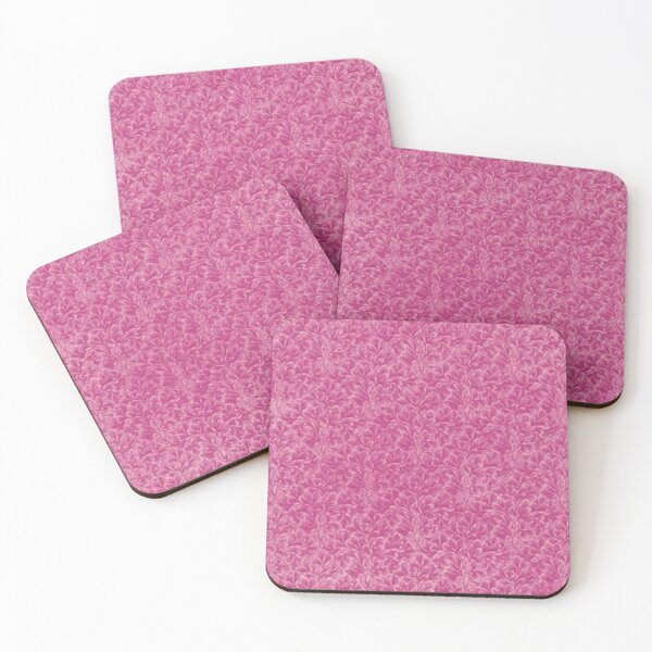 Item preview, Vintage Floral Lace Leaf Fuchsia Pink designed and sold by SaraValor.