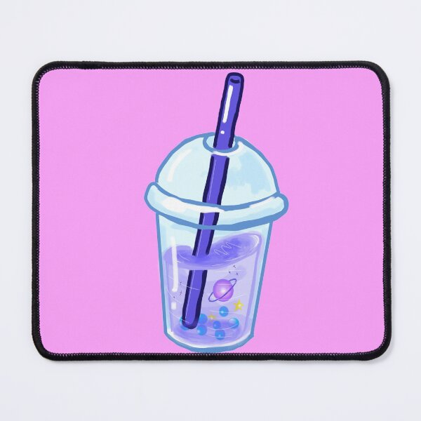 Item preview, Bubble tea - Space planet tea pink designed and sold by DemonicGloom.