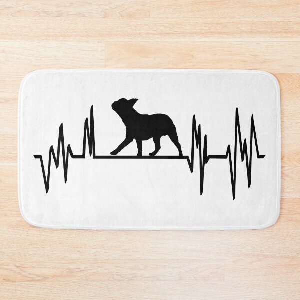 Item preview, French bulldog - Heartbeats designed and sold by FashionHeritage.