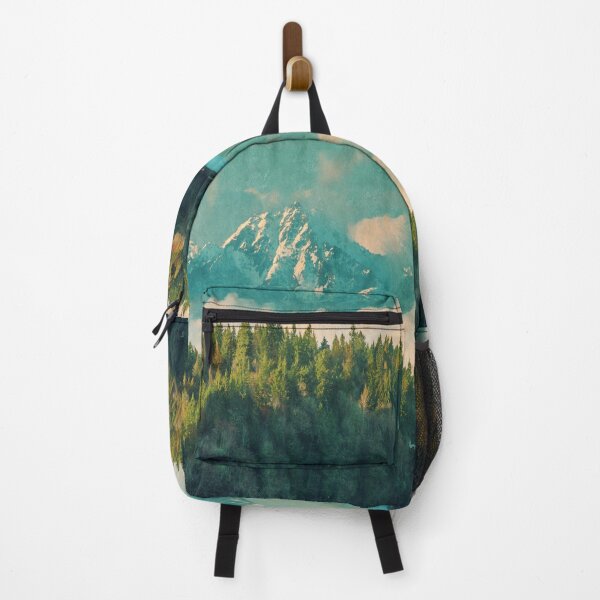 Item preview, Foggy Mountain And Trees Landscape Watercolor designed and sold by Simi2020.
