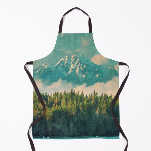 Item preview, Foggy Mountain And Trees Landscape Watercolor designed and sold by Simi2020.
