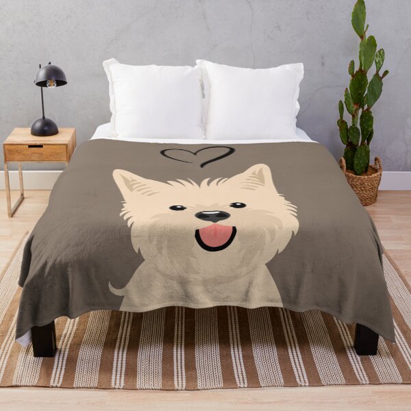 Artikelvorschau, LIEBE Creme Cairn Terrier Hund entworfen und verkauft von Lulupainting.
