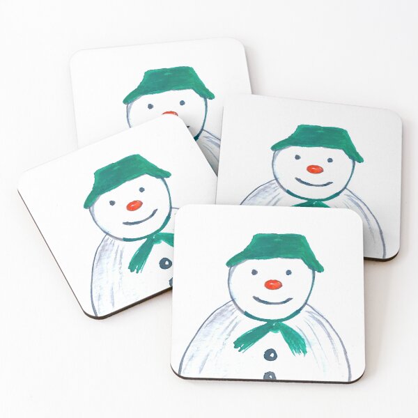 Item preview, Happy Snowman watercolor  designed and sold by Monika Howarth.