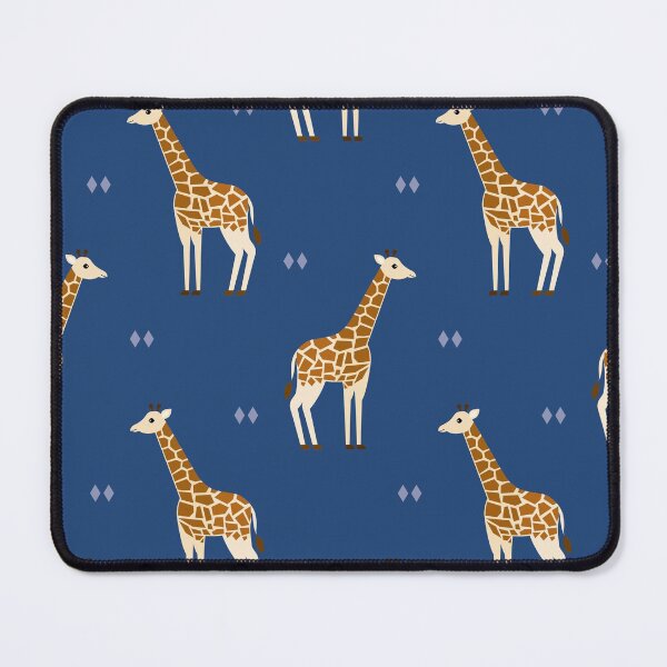 Item preview, Giraffes on blue designed and sold by reneesillus.