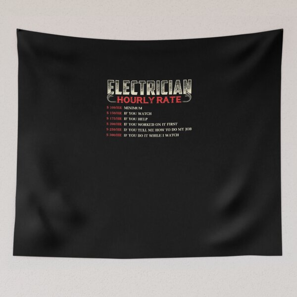 Item preview, Electrician Hourly Rate designed and sold by aryagiri.