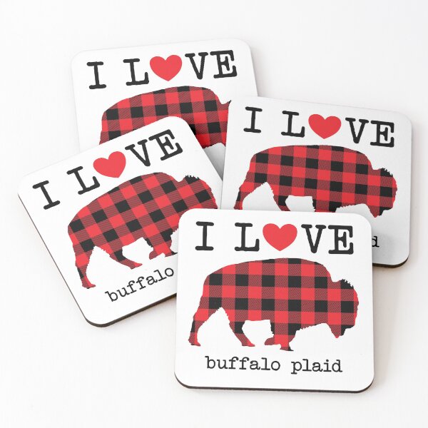 Item preview, I Love Buffalo Plaid Buffalo Funny Buffalo Bison designed and sold by Rabbitti.
