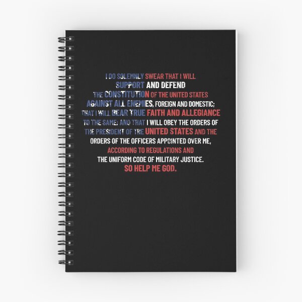Item preview, Military Oath American Flag Patriotc Veteran Military Oath Gear designed and sold by DynamicDesign.
