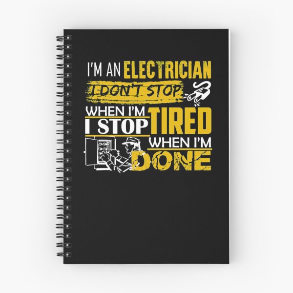 Item preview, Electrician I Stop When Done designed and sold by aryagiri.