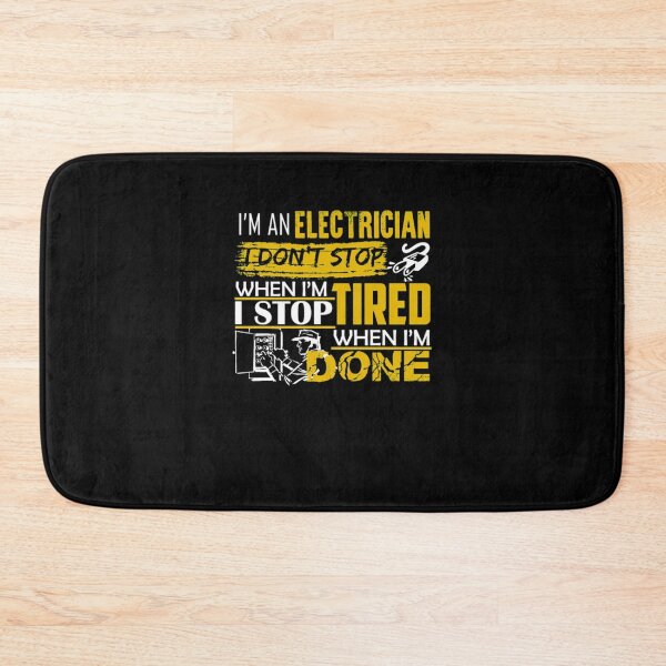 Item preview, Electrician I Stop When Done designed and sold by aryagiri.