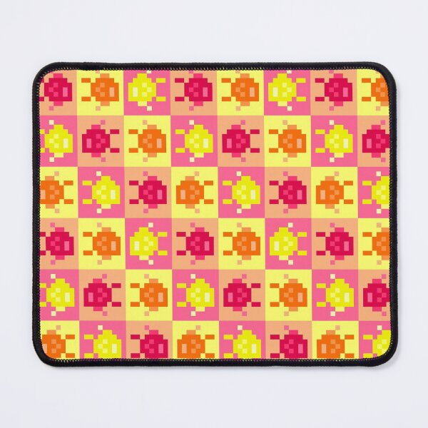 Item preview, Fancy Pixel Fishie Tiles, Red Orange Yellow designed and sold by rin3d .