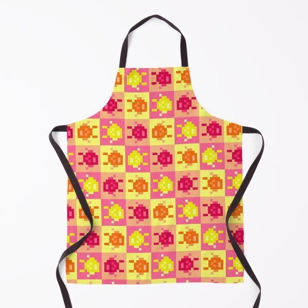 Item preview, Fancy Pixel Fishie Tiles, Red Orange Yellow designed and sold by rin3d .