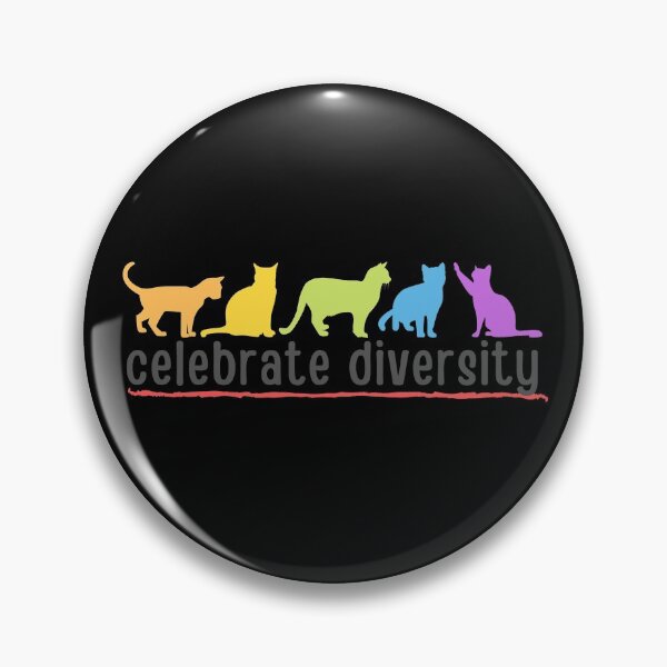 Item preview, Celebrate Diversity, Cat Lover designed and sold by SoonSeen.