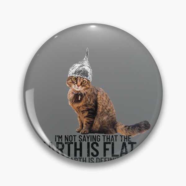 Artikelvorschau, Conspiracy Cat Flat Earther Conspiracy Theory Tin Foil Hat Gear entworfen und verkauft von DynamicDesign.