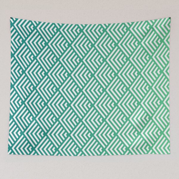 Item preview, Scale Printing Gradient Green Pattern designed and sold by OnigiriDoctor.