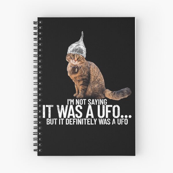 Item preview, Conspiracy Cat UFO Conspiracy Theory Aliens Tin Foil Hat Gear designed and sold by DynamicDesign.