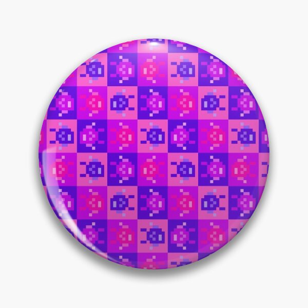 Item preview, Fancy Pixel Fishie Tiles, Indigo Pink Purple designed and sold by rin3d .