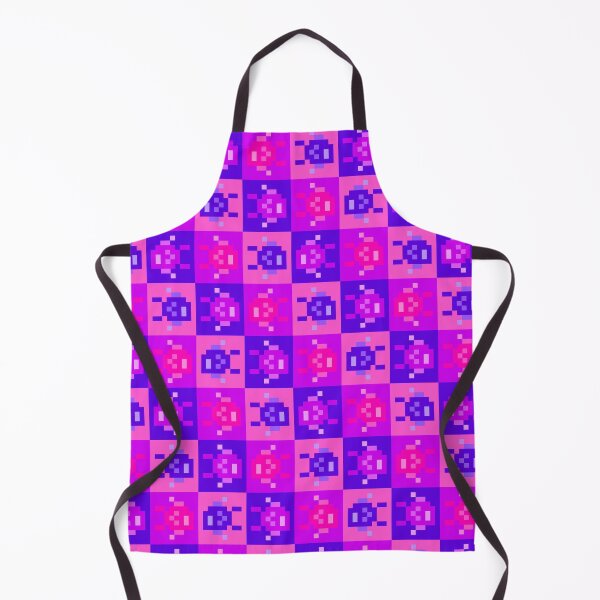Item preview, Fancy Pixel Fishie Tiles, Indigo Pink Purple designed and sold by rin3d .