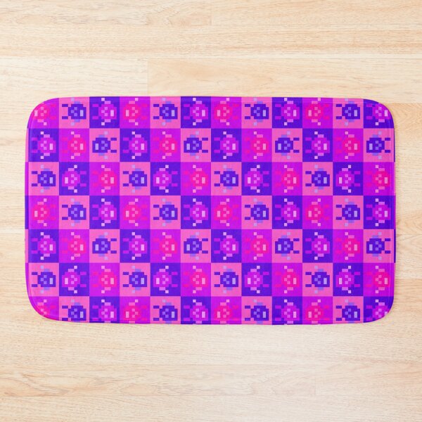 Item preview, Fancy Pixel Fishie Tiles, Indigo Pink Purple designed and sold by rin3d .