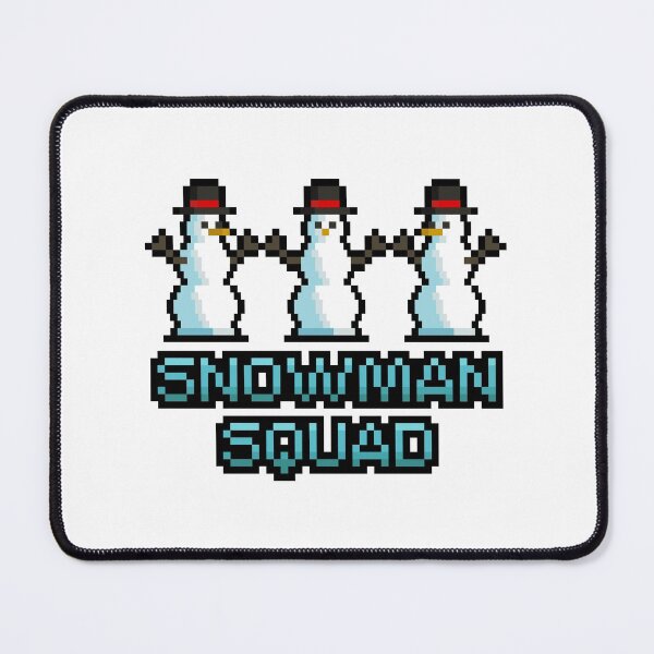 Item preview, Pixel Snowman Squad designed and sold by wolfkin-design.