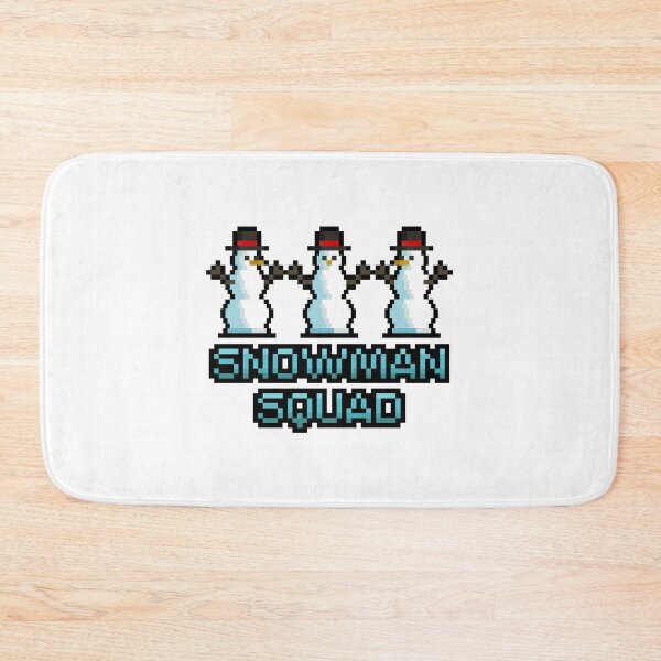 Item preview, Pixel Snowman Squad designed and sold by wolfkin-design.