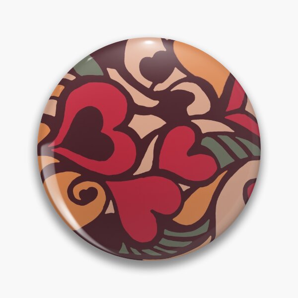 Item preview, Lovely Geometric Heart Pattern in red designed and sold by jeanyun48.