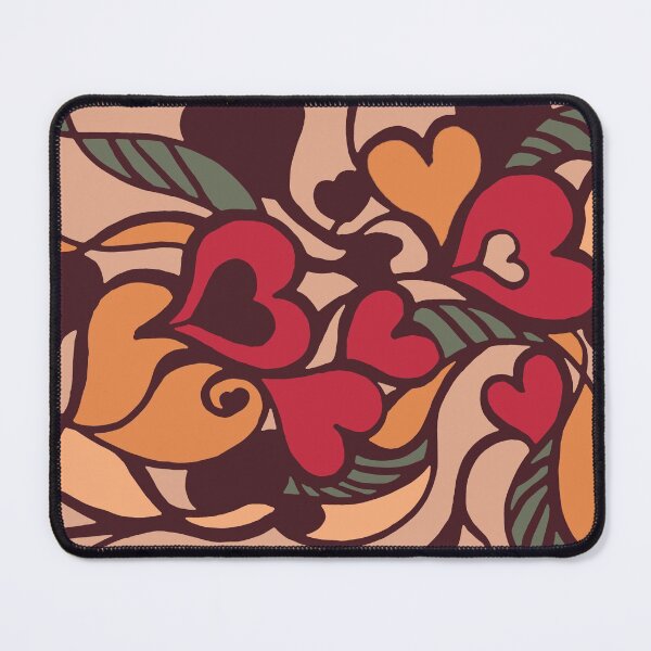 Item preview, Lovely Geometric Heart Pattern in red designed and sold by jeanyun48.