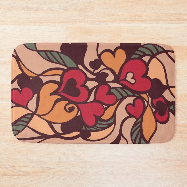 Item preview, Lovely Geometric Heart Pattern in red designed and sold by jeanyun48.
