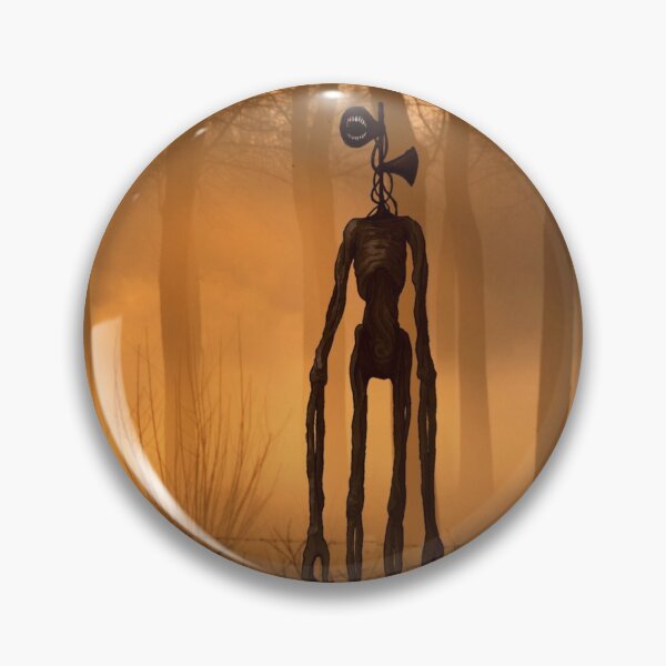 Item preview, Siren head in orange horror forest designed and sold by Nishad4.