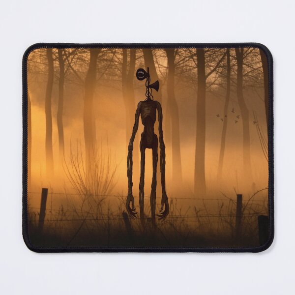 Item preview, Siren head in orange horror forest designed and sold by Nishad4.