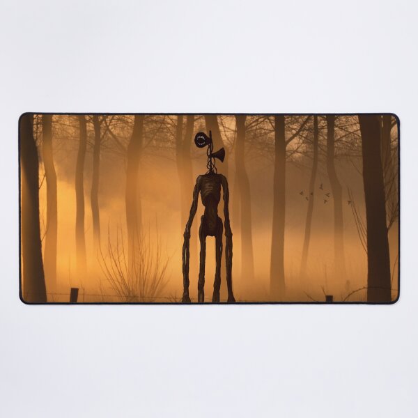 Item preview, Siren head in orange horror forest designed and sold by Nishad4.