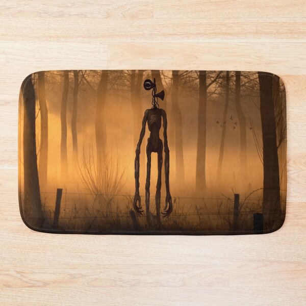 Item preview, Siren head in orange horror forest designed and sold by Nishad4.