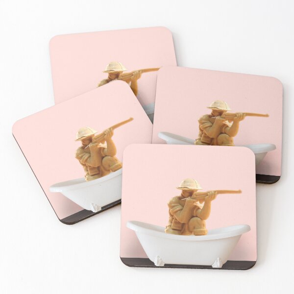 Item preview, Playing toy soldier in bathtub#pink designed and sold by ESCAPZ.