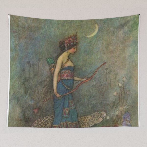 Item preview, Zenobia by Warwick Goble  designed and sold by ArtHistoryLover.