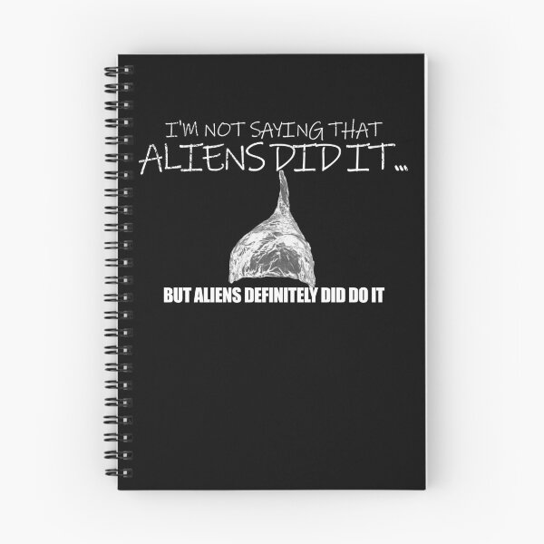 Item preview, It Was Aliens Conspiracy Theory UFO Conspiracy Tin Foil Hat Gear designed and sold by DynamicDesign.